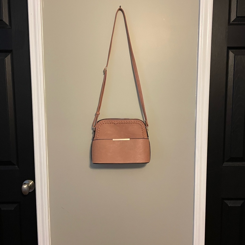 Light brown structured purse